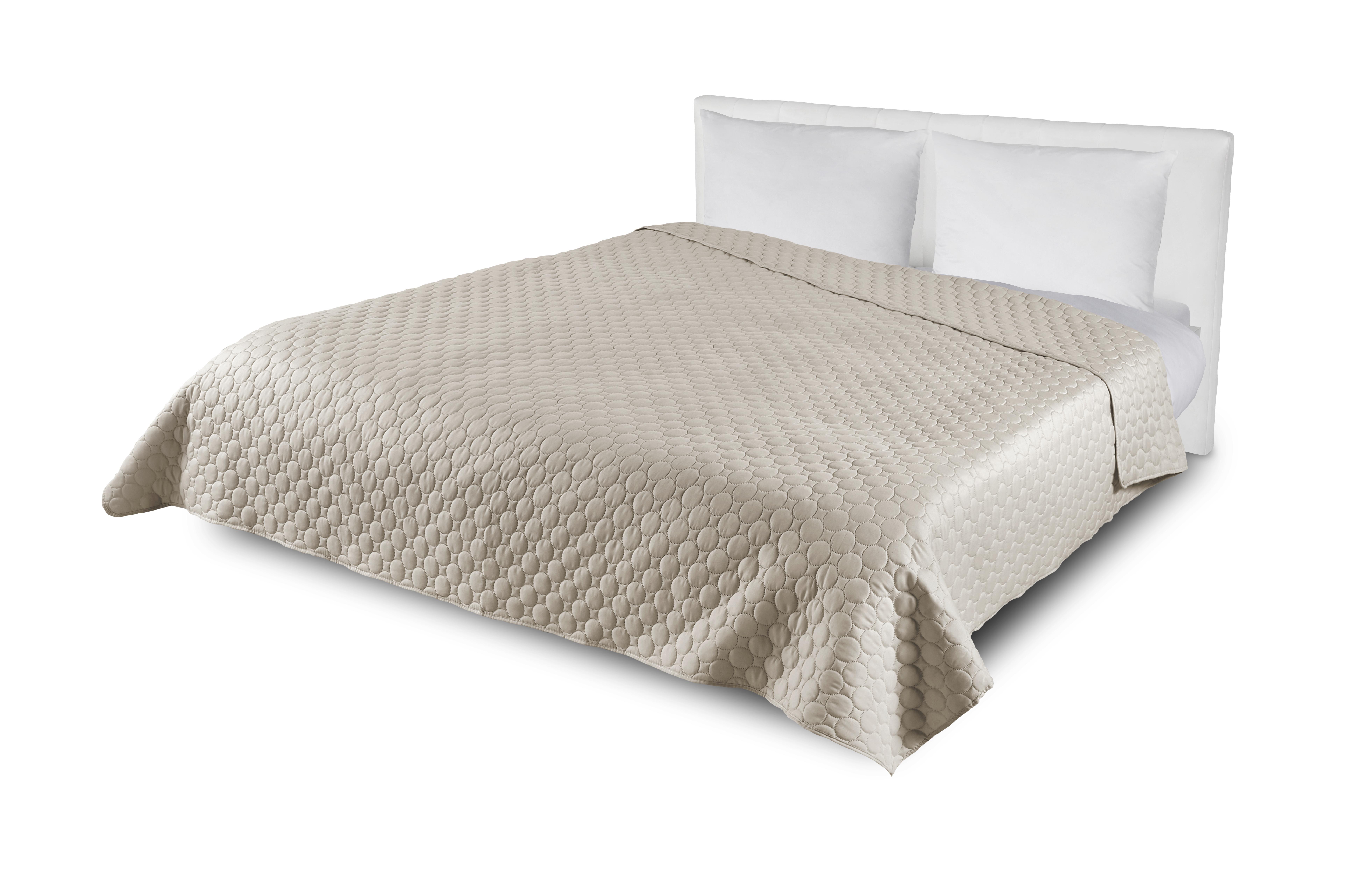 Ágytakaró Luna - Taupe, modern, Textil (220/240cm) - Luca Bessoni