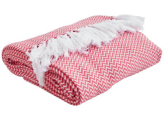 Prikrývka Na Posteľ Zac - ružová, textil (140/200cm) - Mömax modern living Prikrývka Na Posteľ Zac - ružová, textil (140/200cm) - Mömax modern living