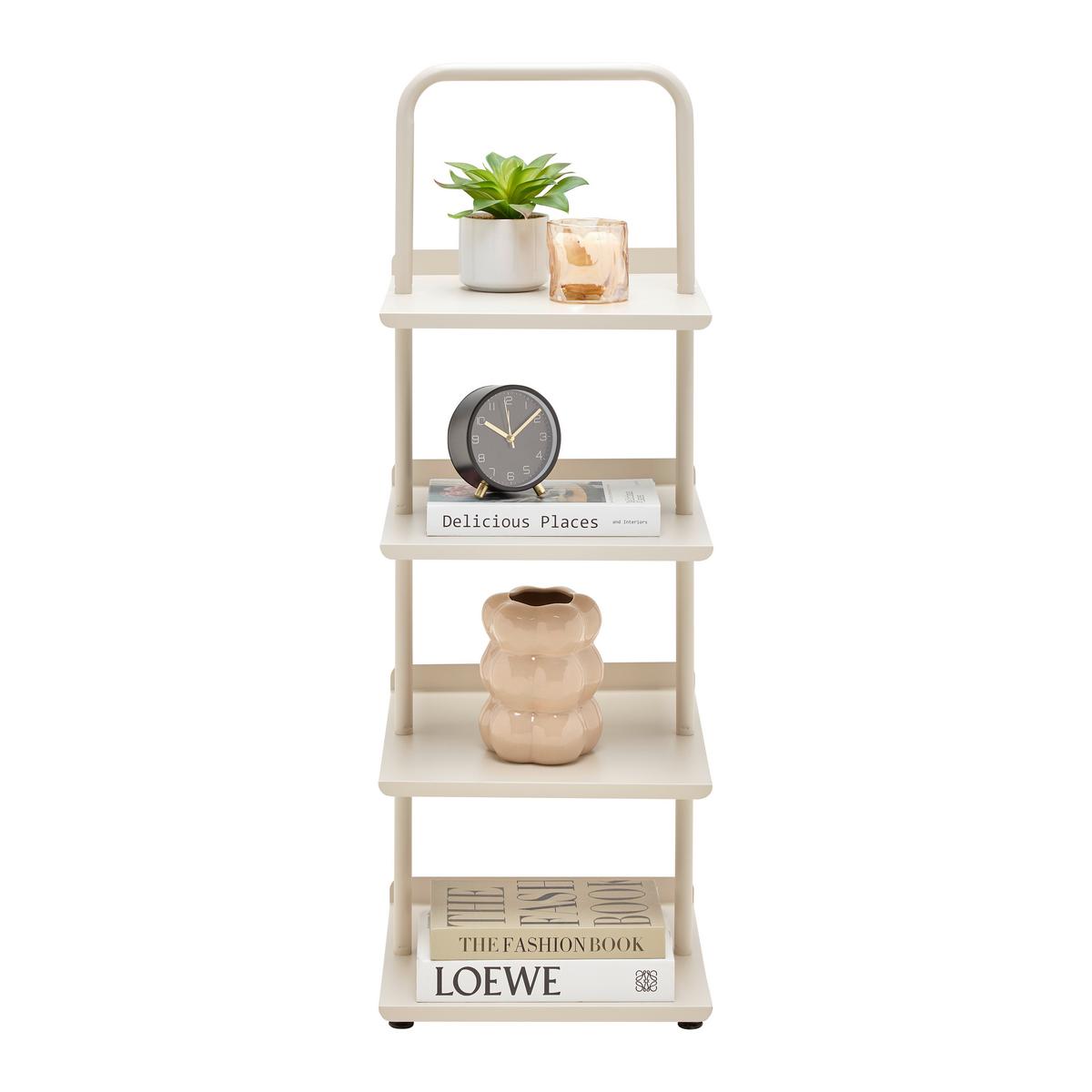 REGÁL JULIA -EXKLUSIV- - čierna/kašmírová, Modern, kov/plast (34/96/32cm) - Mömax
