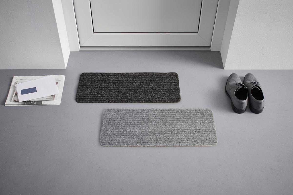 rohožka Mona 1, 25/60cm, antracit - antracitová, Konventionell, plast (25/60cm) - Modern Living