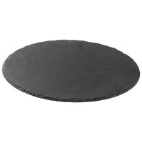 SERVÍROVACIA TÁCKA STONEY - S - čierna, Modern, plast/kameň (30/0,7cm) - Zandiara