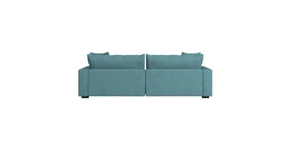 Megasofa Pelle-Megasofa - Wengefarben/Hellblau, Trend, Textil (261/124cm) - Luca Bessoni