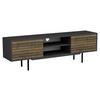 Lowboard Apollo Tv-Schrank - Anthrazit/Walnussfarben, Design, Holzwerkstoff (160/50,5/35cm) - Livetastic