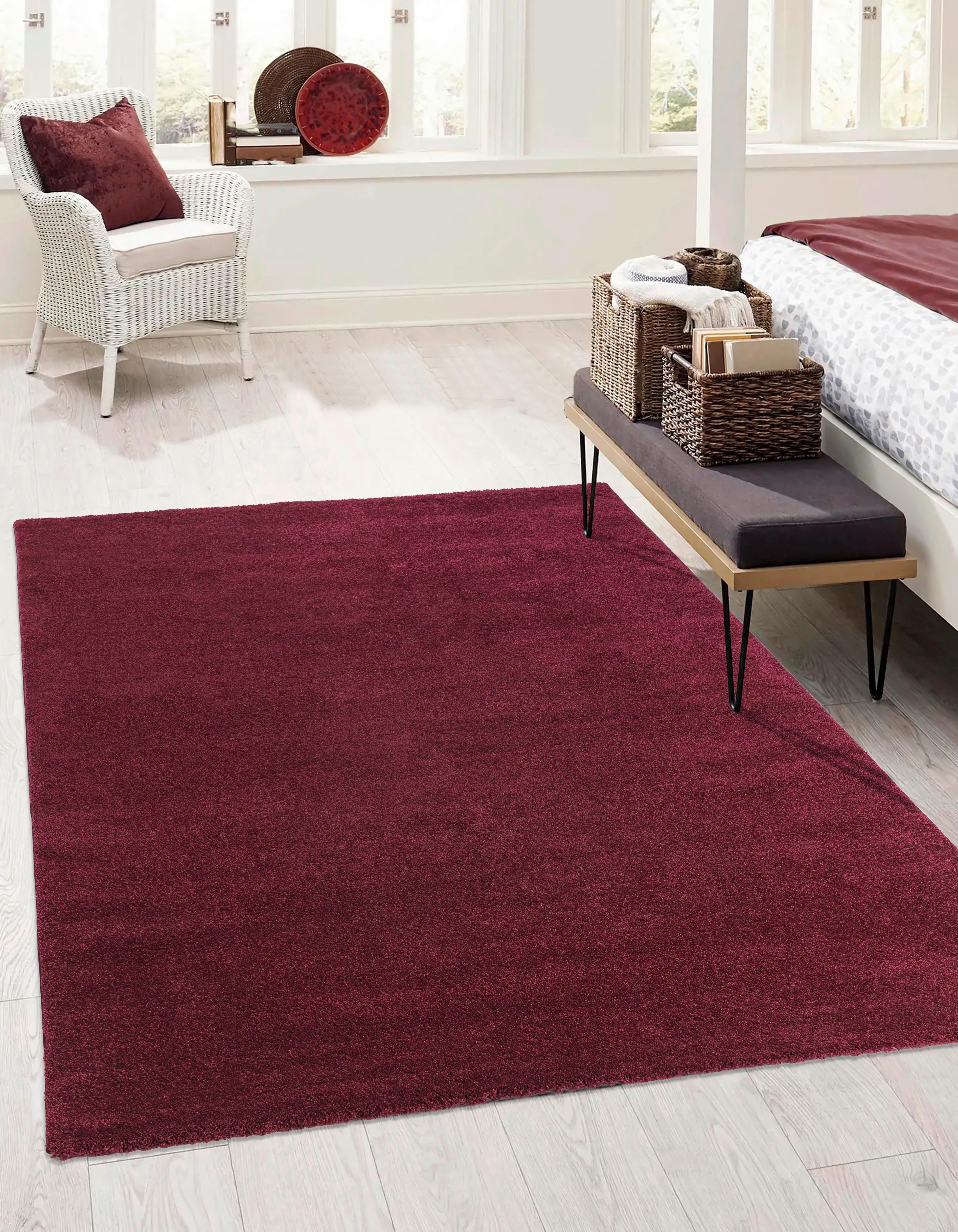 TKANÝ KOBEREC Octavia 2, 120/170cm, červená - červená, Modern, textil (120/170cm) - Mömax