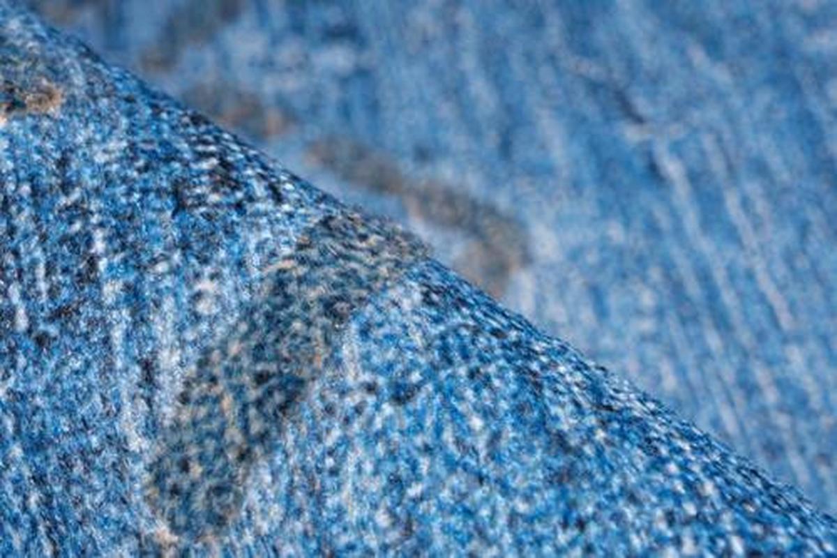 Webteppich Blau Antique 120x180 Cm - Blau/Goldfarben, Design, Textil (120/180cm) - Kayoom