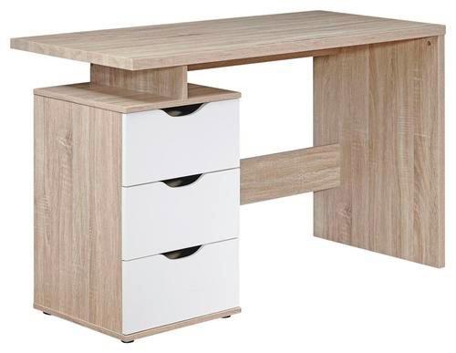 Schreibtisch mit Stauraum B 120cm H 76cm Samo, Eiche