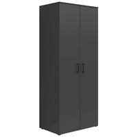 Skriňa MULTISTAURAUM š: 80 cm - čierna/grafitová, Modern, kompozitné drevo/plast (80/195/52cm)