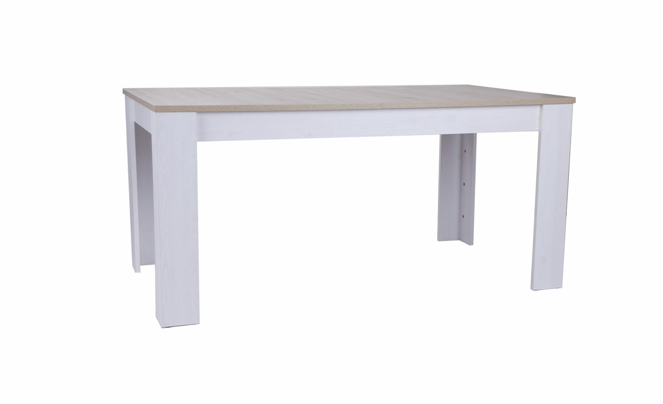 Výsuvný Stůl Romance - barvy dubu, kompozitní dřevo (160-200/76/90cm)