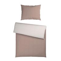 POSTEĽNÁ BIELIZEŇ CHAMBRAY STRIPES - biela/béžová, Modern, textil (140/200cm) - Mömax