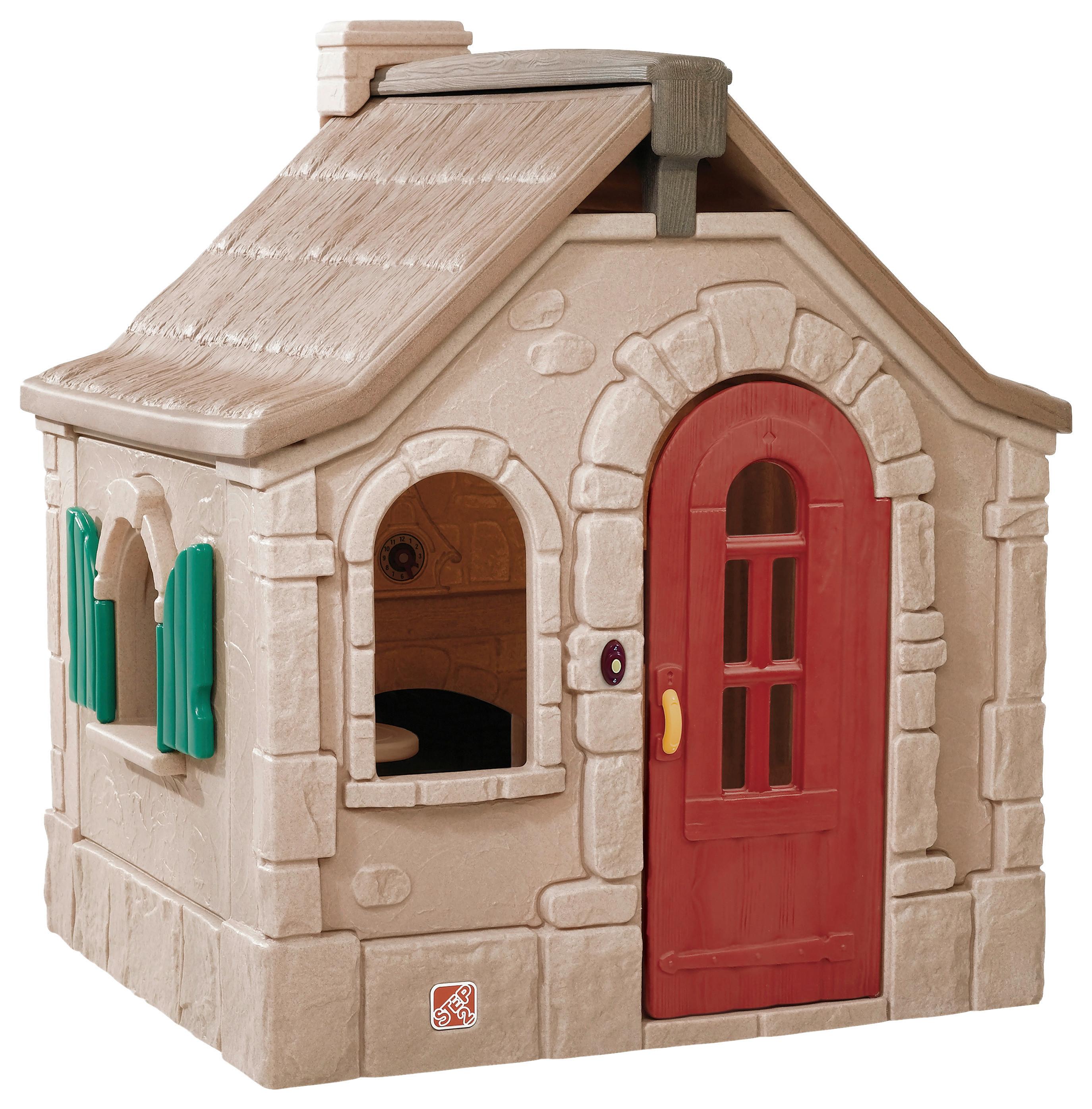 Spielhaus 795900 - Braun, KONVENTIONELL, Kunststoff (139,7/163/128cm) - Ambia Garden