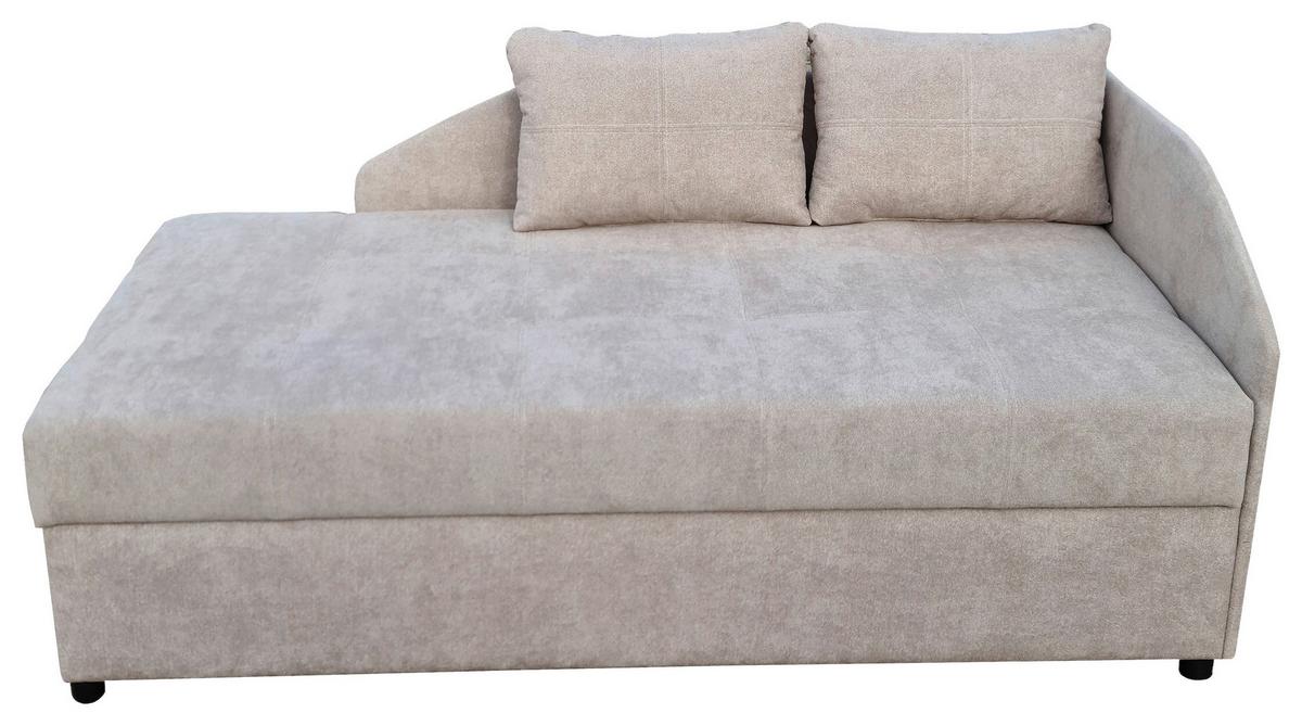 Kárpitozott Heverő Marbella 100/200 Cm - fekete/fehér, Konventionell, textil (207/107/90cm)