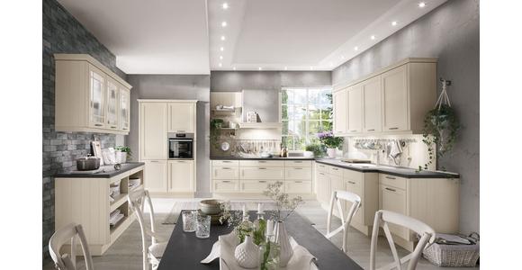 Einbauküche Yale - Creme, MODERN, Holzwerkstoff - Vertico