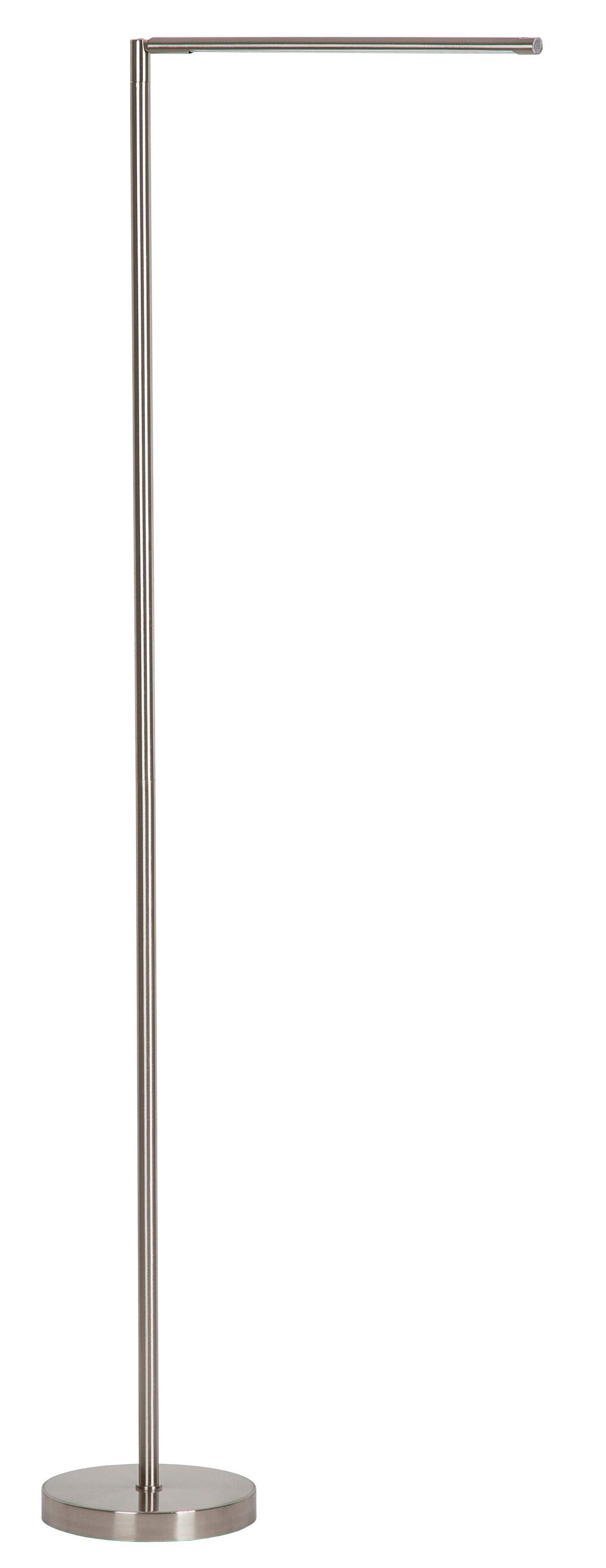 LED-Stehleuchte 40550101 Carlo - Silberfarben, Basics, Metall (40/3cm) - Globo