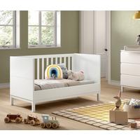 GITTERBETT Eva Weiß 70x140cm - Weiß, MODERN, Holz/Holzwerkstoff (70/140cm) - Vipack