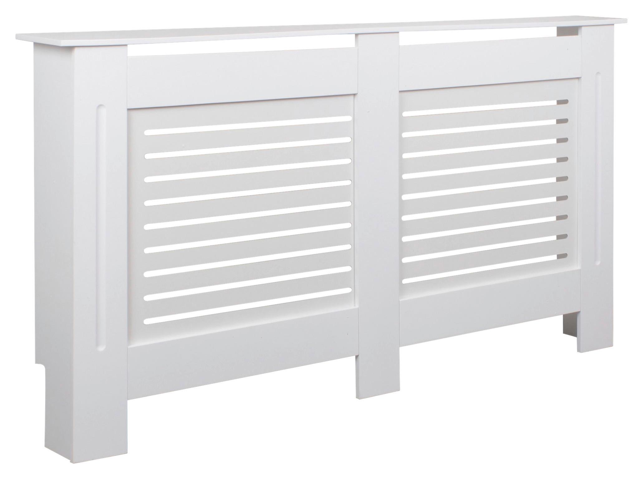 Wanddeko Wohnling Weiß B: 152 Cm - Weiß, MODERN, Holzwerkstoff (152/83/19cm) - MID.YOU