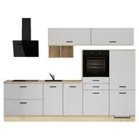 Küchenleerblock Ip1200 - Eichefarben/Weiß, Design, Holzwerkstoff (300cm) - Impuls