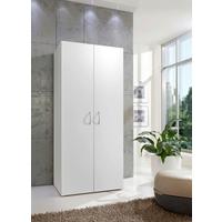 VIACÚČELOVÁ SKRIŇA MRK - biela/hliníková, Konventionell, kompozitné drevo/plast (80/185/40cm) - Mömax