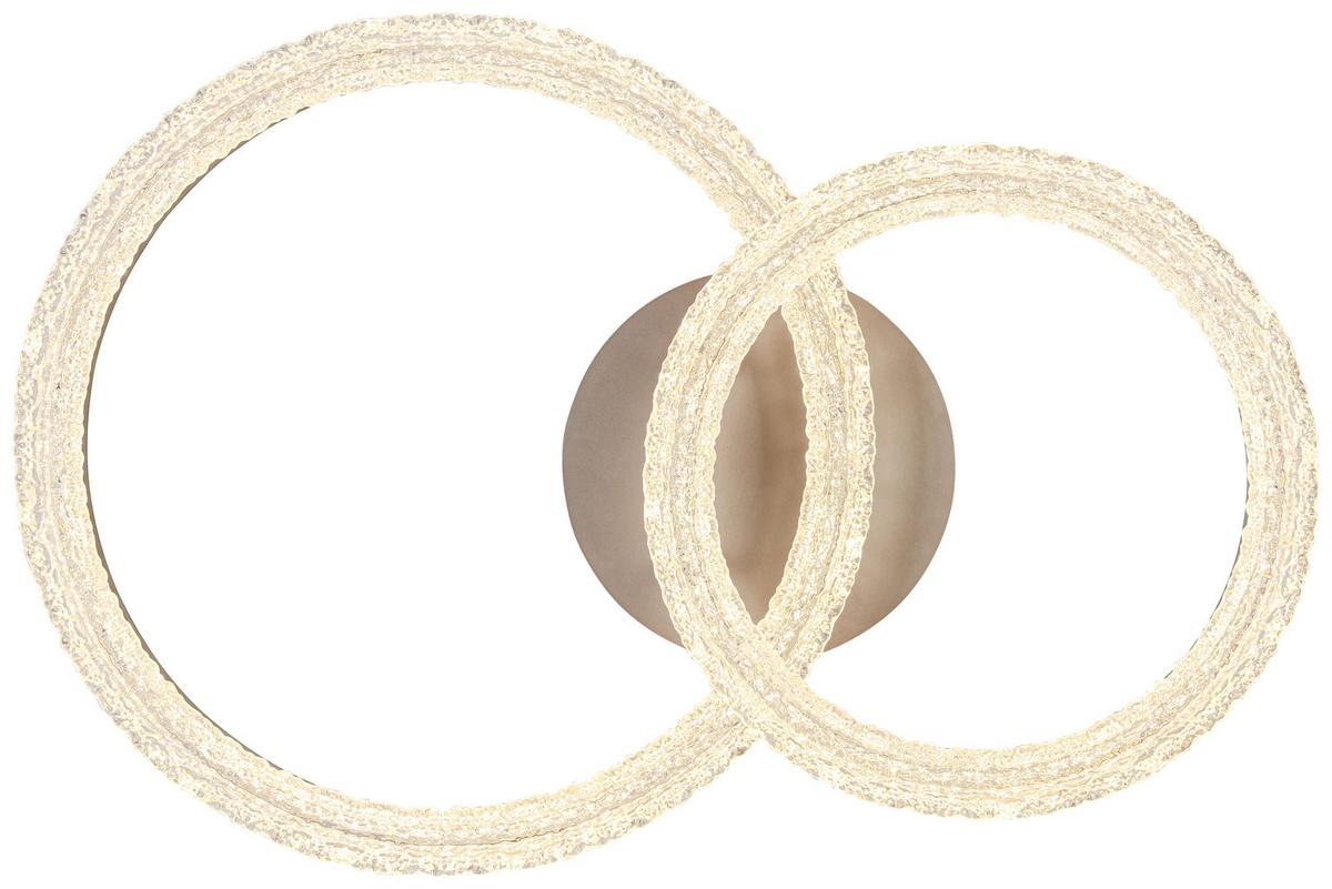 LED-Deckenleuchte Jessi - Cappuccino, Kunststoff/Metall (41,5/62/14,5cm) - Luca Bessoni