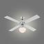 Deckenventilator Champion - Silberfarben/Weiß, KONVENTIONELL, Holz/Metall (105/40,5cm) Deckenventilator Champion - Silberfarben/Weiß, KONVENTIONELL, Holz/Metall (105/40,5cm)