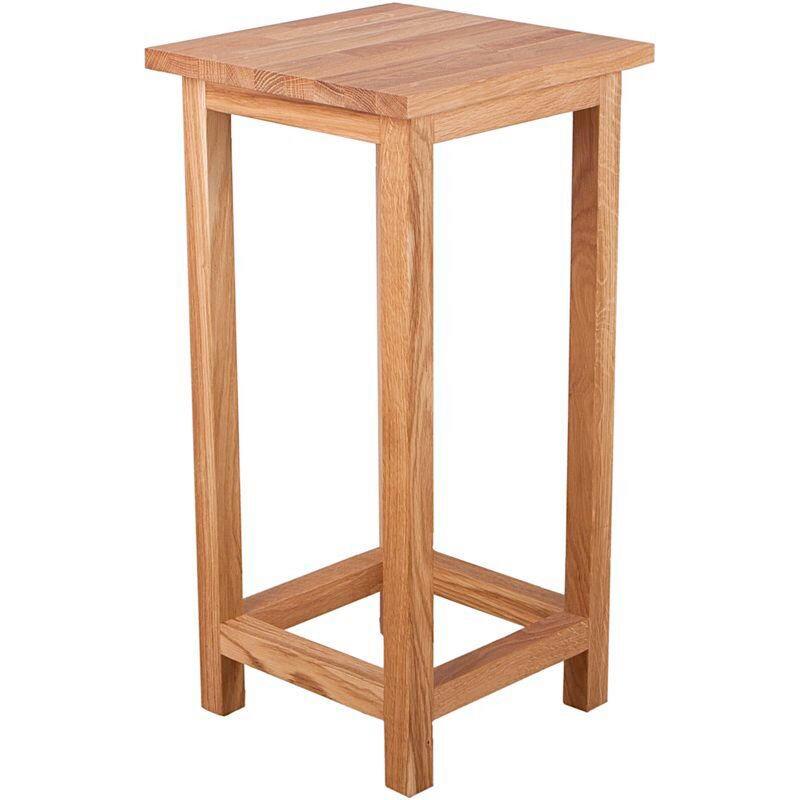 GARTENHOCKER Eichefarben geölt - Eichefarben, Basics, Holz (30/60/30cm) - Gardenson