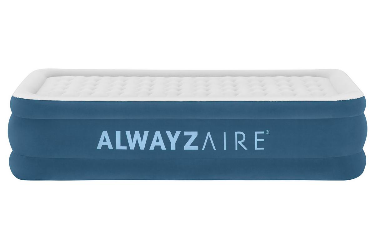 Luftbett Lennard 191x97x46 Cm Bis 150kg, Inkl. Pumpe - Dunkelblau/Grau, KONVENTIONELL, Kunststoff/Metall (191/97/46cm) - Bestway