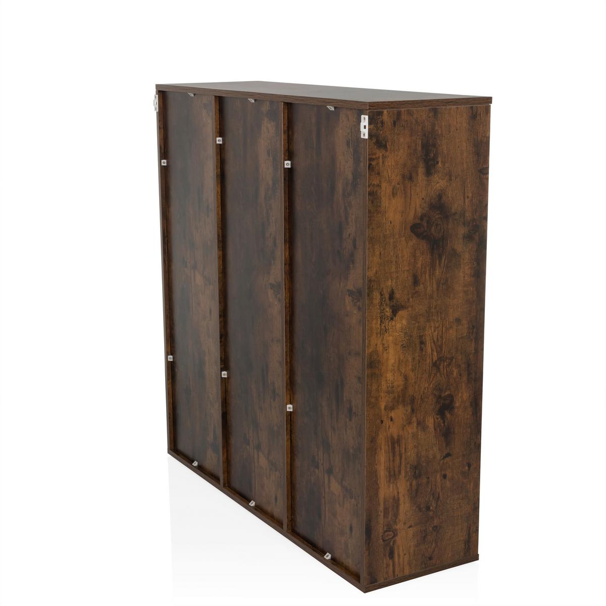 Regal Bjorke Eichefarben B: 97,5 cm - Eichefarben, MODERN, Holz (97,5/100/30cm) - MID.YOU