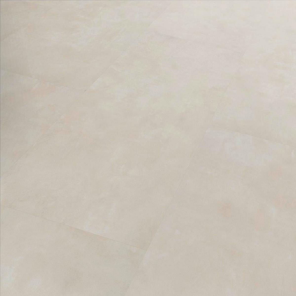 Designboden Fliesenoptik Creme Stärke 5mm - Creme, Basics, Kunststoff (60.5/30.48/0.5cm)