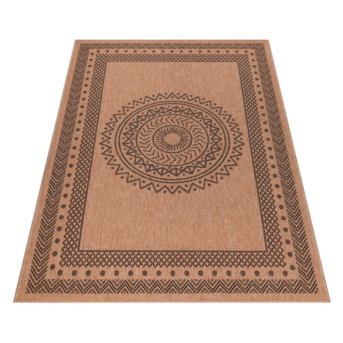Outdoorteppich Dhaka - Beige, Basics, Textil (280/370cm) - Novel