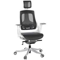 Drehstuhl Spektre Grau/weiß - Alufarben/Weiß, MODERN, Kunststoff/Textil (67/116/54cm) - MID.YOU