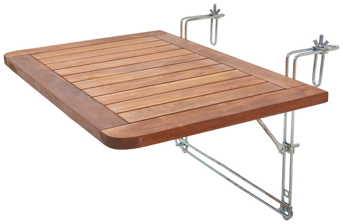 Balkónový stůl Helena - barvy akácie, Moderní, dřevo (60/34/40cm) - Bessagi Garden