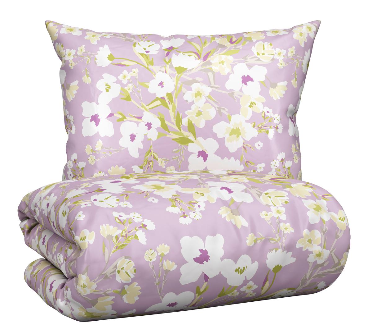 Povlečení Ute, 140/200cm, růžová - růžová, Romantický / Rustikální, textil (140/200cm) - Modern Living