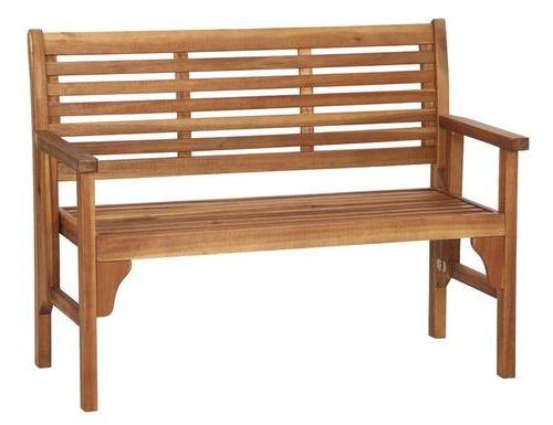 Gartenbank Holz 508761 2-Sitzer - Akaziefarben, MODERN, Holz (120/90/59,5cm) - Siena Garden