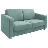 2-sitzer-sofa Mit Schlaffunkt. Mia Hellgrün - Chromfarben/Mintgrün, Basics, Textil (159/88/87cm) - Livetastic