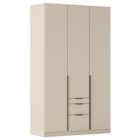 Drehtürenschrank Alabama Champagner B: 136 cm - Champagner, MODERN, Holzwerkstoff (136/229/54cm) - Rauch Möbel