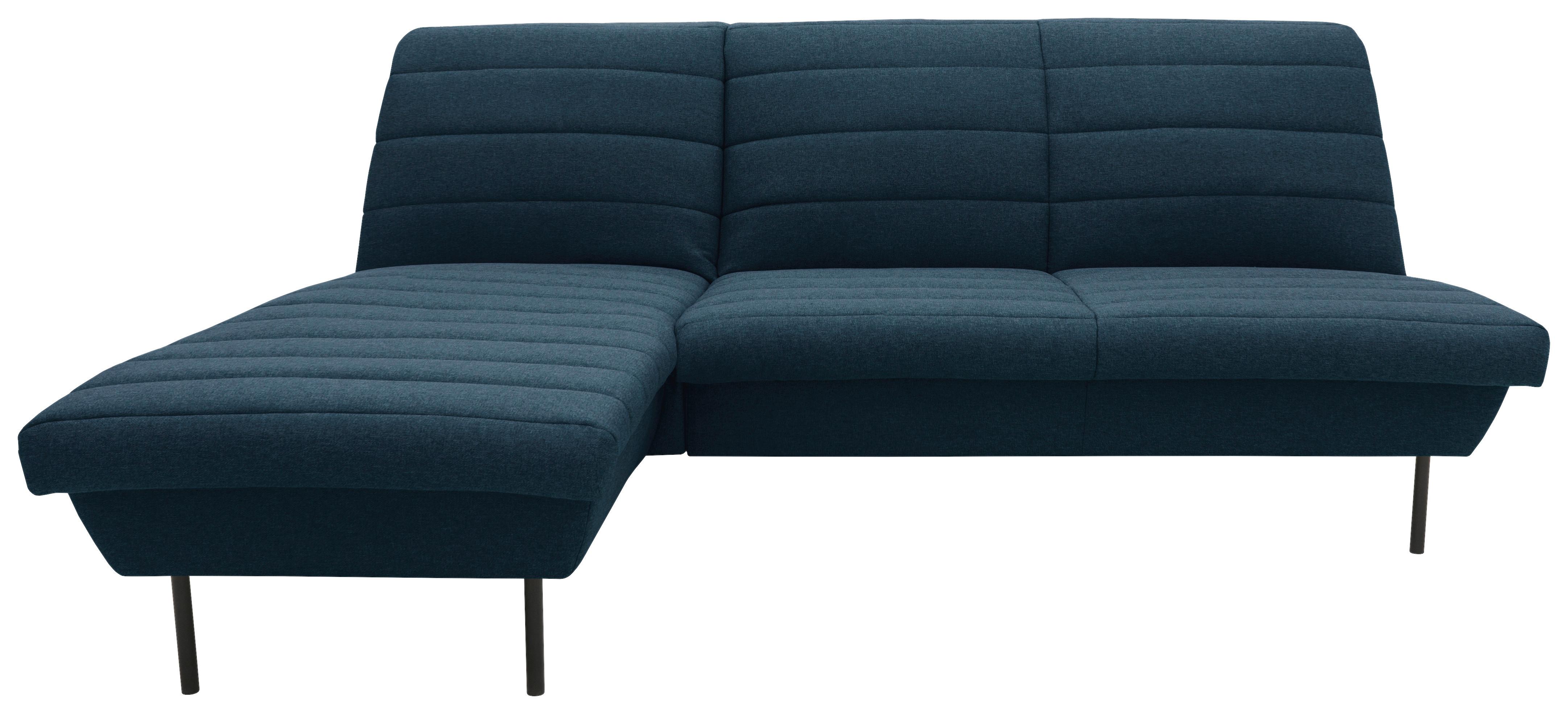 Ecksofa Looks Ix - Schwarz/Dunkelblau, Design, Textil (168/214cm) - LOOKS by W.Joop