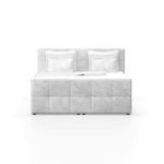 Boxspringbett mit Topper und Bettkasten 180x200 cm Medino - Hellgrau, KONVENTIONELL, Holz/Holzwerkstoff (180/200cm) - Luca Bessoni
