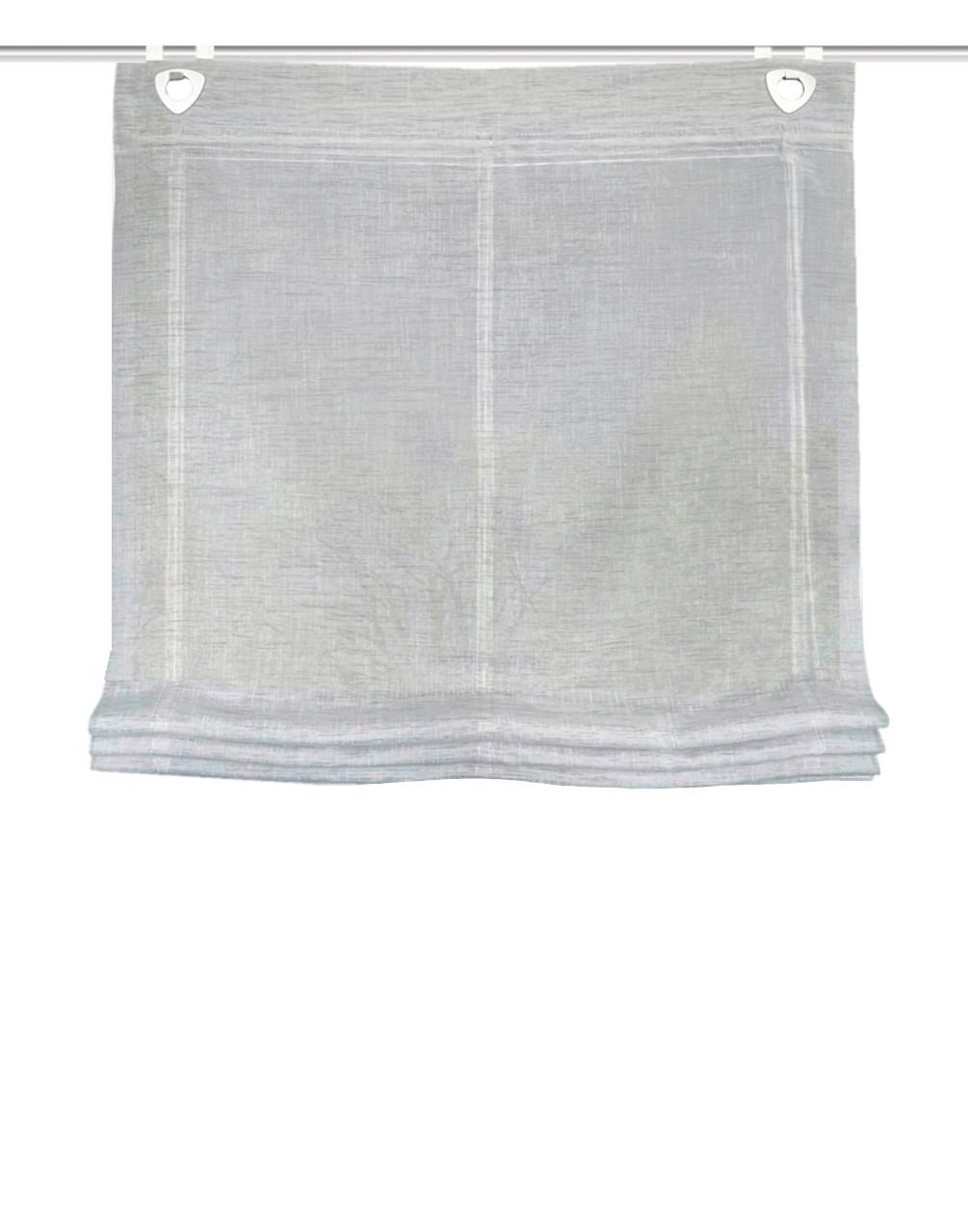 Raffrollo Casper Hellgrau B: 60 cm - Hellgrau, Basics, Textil (60/130cm) - Schmidt W. Gmbh