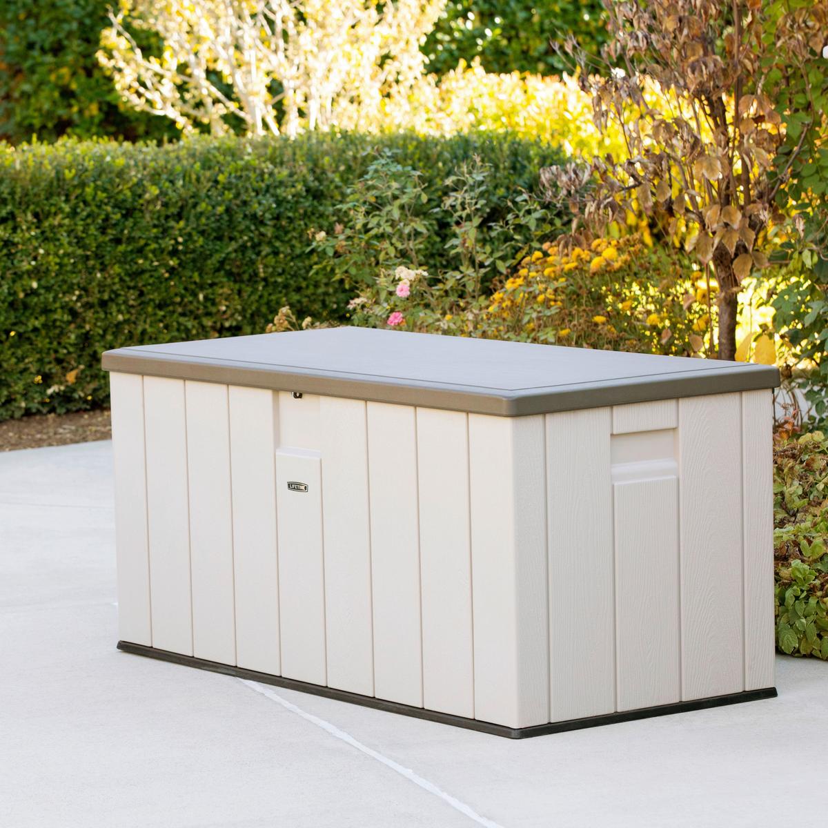 Kissenbox Wasserdicht 60254 151x69x72 Cm 568l Grau - Grau, Basics, Kunststoff (151/69/72cm)