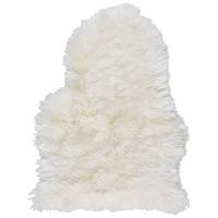 OVČÍ KOŽEŠINA Emma, 60/45cm, bílá - bílá, textil (45/60cm) - Modern Living