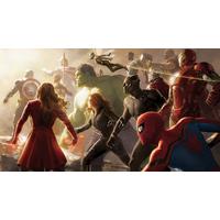 Fototapete Avengers Final Battle - Multicolor, Trend, Textil (500/280cm)