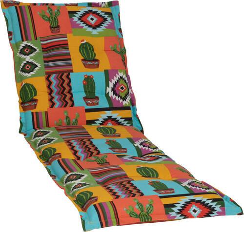 Auflage Für Liege Tijuana 191x58x8 Cm Multicolor - Gelb/Orange, Basics, Textil (191/58/8cm)