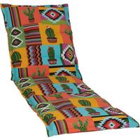 Auflage für Liege Tijuana 191x58x8 cm Multicolor - Gelb/Orange, Basics, Textil (191/58/8cm) - Gardenson