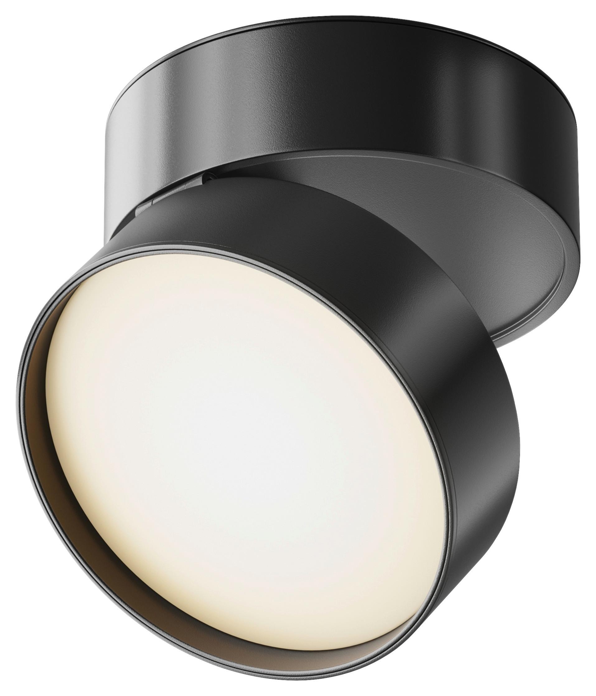 Deckenleuchte Onda - Schwarz, Basics, Metall (12/8,2cm) - MAYTONI