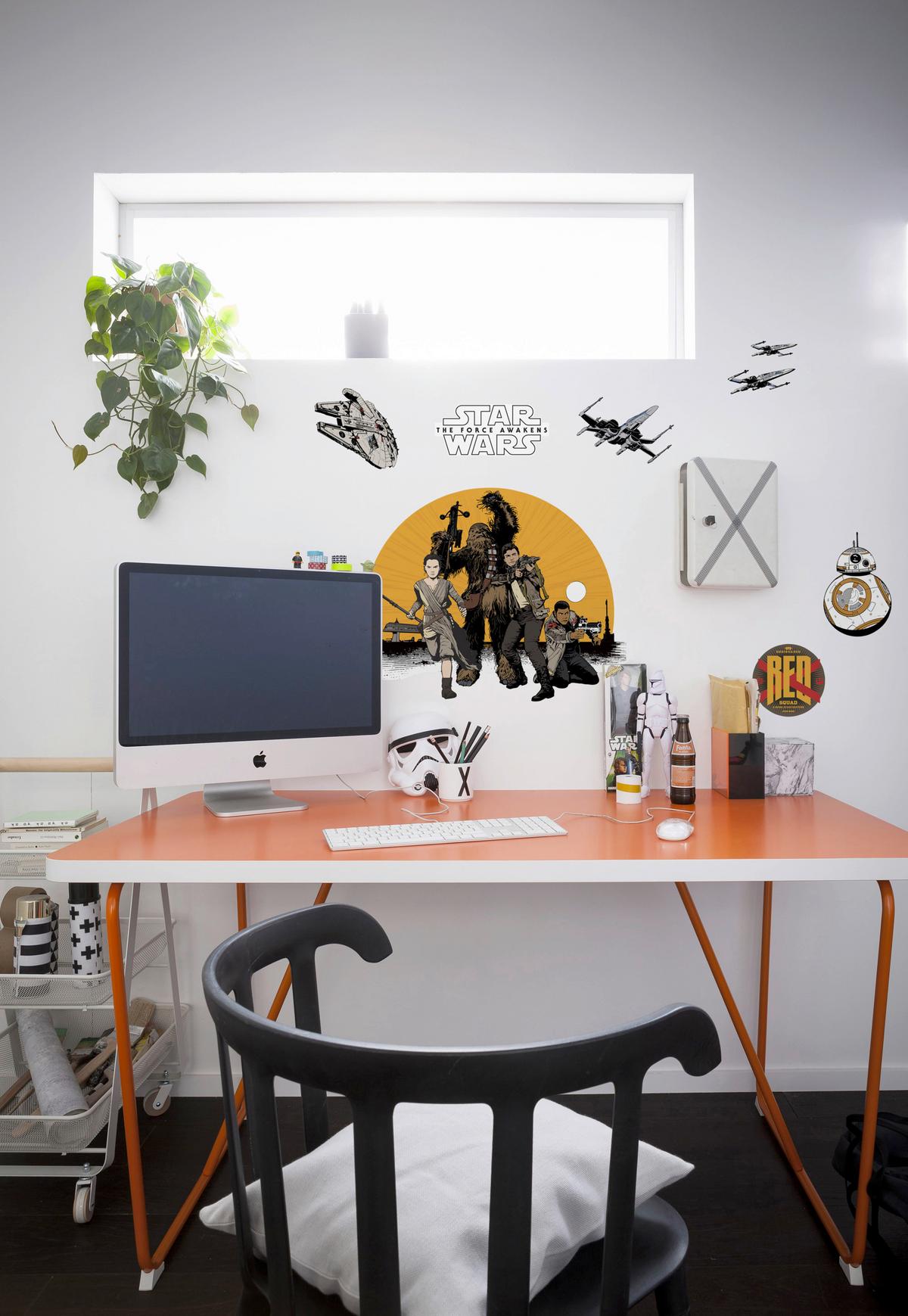 Dekosticker 14025h - Gelb/Schwarz, LIFESTYLE, Kunststoff (50/70cm)