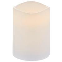 SVÍČKA S LED LEONIE - bílá, plast (7,5/10cm) - Mömax