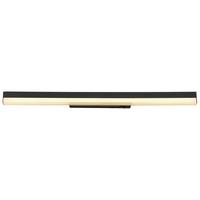 LED-Wandleuchte 41926b - Opal/Schwarz, Basics, Kunststoff/Metall (60/6/4cm) - Globo