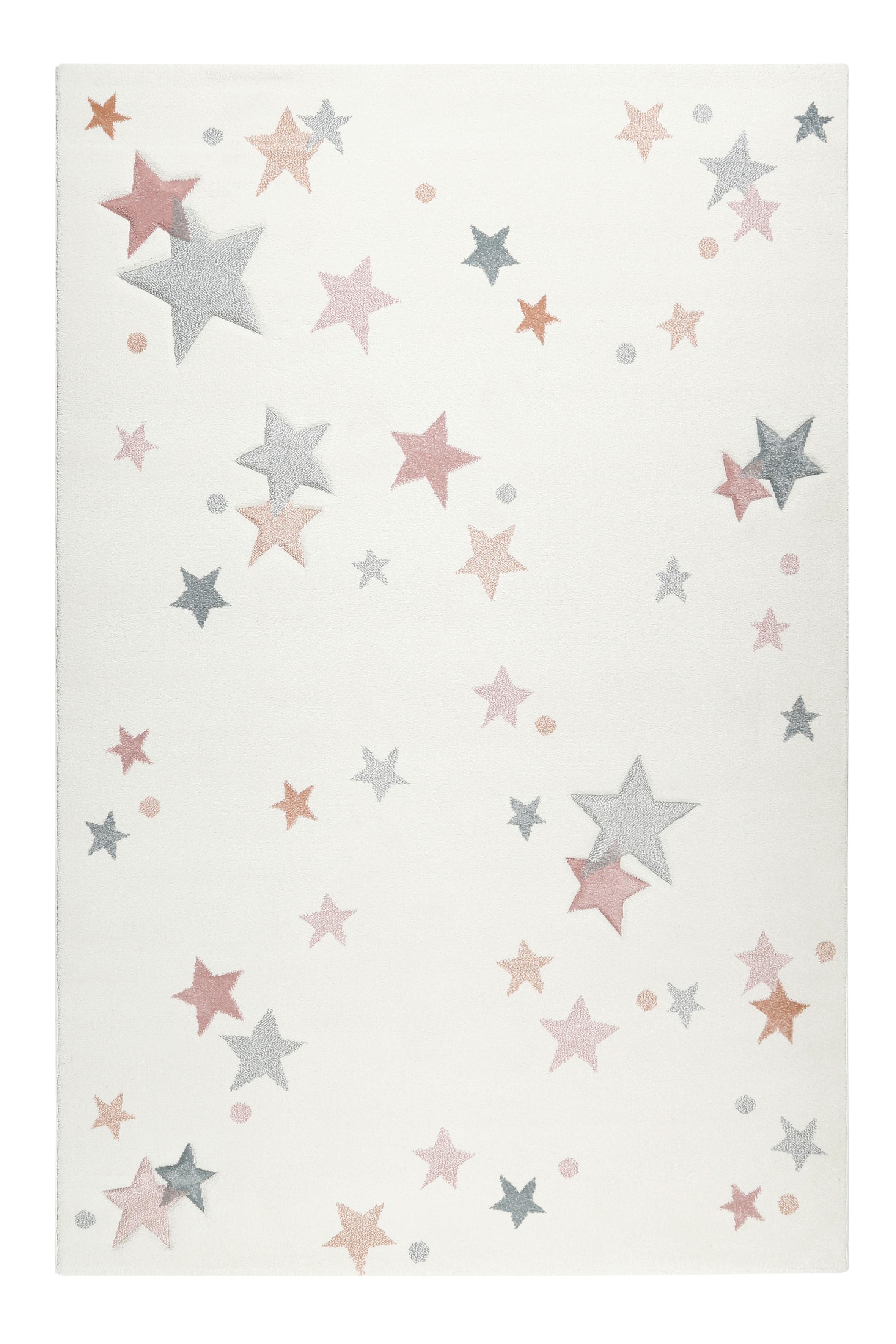 Kinderteppich Jonne - Hellrosa/Weiß, Trend, Textil (160/225cm) - Esprit