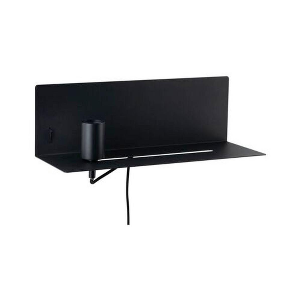 Wandleuchte Devara 1-flammig Mit Usb-Anschluss - Schwarz, LIFESTYLE, Metall (40/13cm) - Paulmann