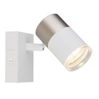 Strahler 57851-1 - Transparent/Weiß, Basics, Kunststoff/Metall (7/9cm) - Globo