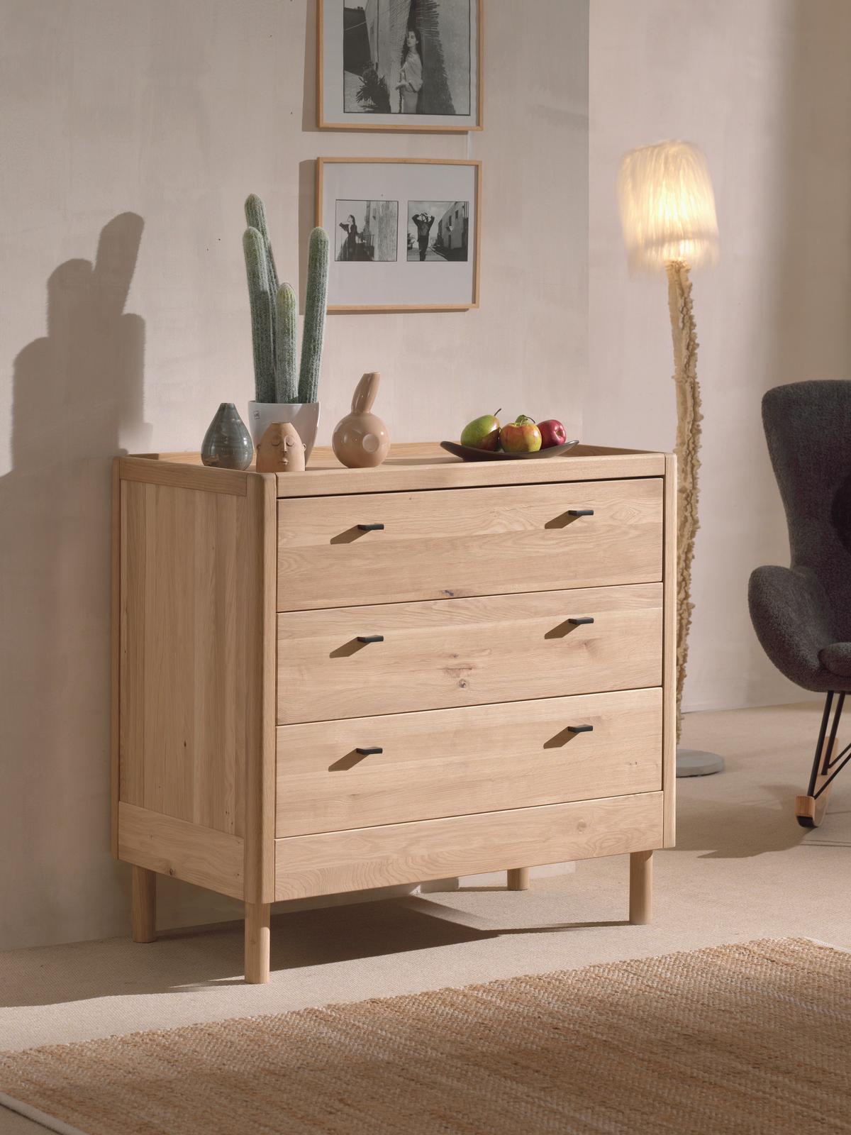 Wickelkommode Forrest Eichefarben B: 100cm - Eichefarben, MODERN, Holz (100/95/55cm) - Vipack